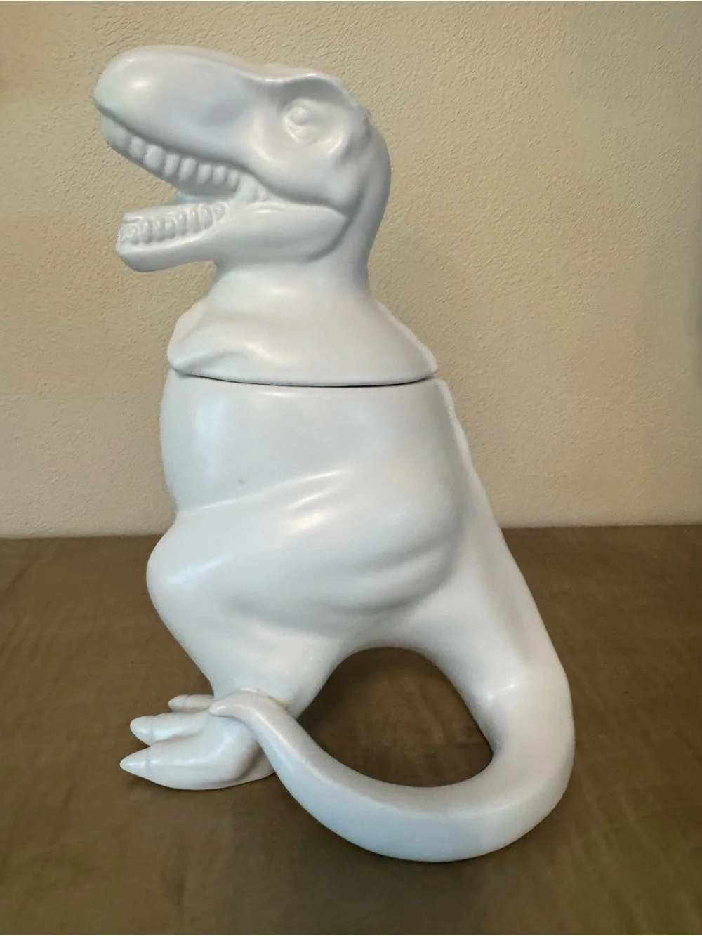 T-Rex Dinosaur Stoneware Cookie Jar